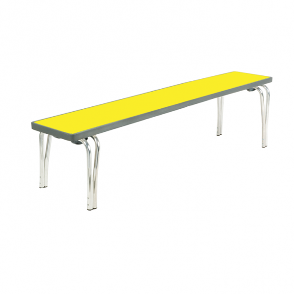 Premier Stacking Bench | 483 x 1520 x 254mm | 5ft | Yellow | GOPAK