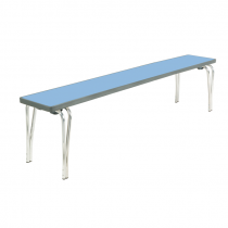 Premier Stacking Bench | 432 x 1830 x 254mm | 6ft | Pastel Blue | GOPAK