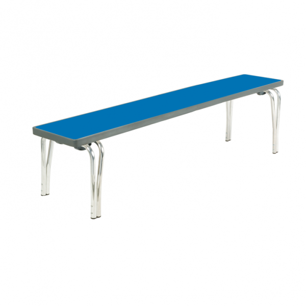 Premier Stacking Bench | 483 x 1520 x 254mm | 5ft | Azure | GOPAK