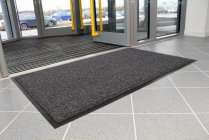 Cosmo Entrance Mat | Grey & Black | 0.6m x 0.9m | COBA