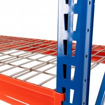 TS Longspan Racking | 1984 x 1969 x 1233mm | Mesh Shelves | 4 Levels | 500kg Max Weight per Shelf