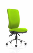 Operator Chair | High Back | No Arms | Castors | Myrrh Green | Chiro