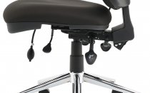 Operator Chair | High Back | No Arms | Castors | Black | Chiro