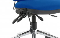 Operator Chair | High Back | No Arms | Castors | Blue | Chiro