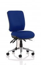 Operator Chair | Medium Back | No Arms | Castors | Stevia Blue | Chiro