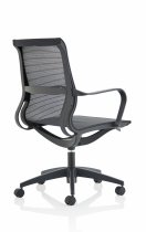 Mesh Executive Chair | Fixed Arms | Black | Lula