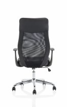 Operator Chair | Mesh & PU | Black | Baye