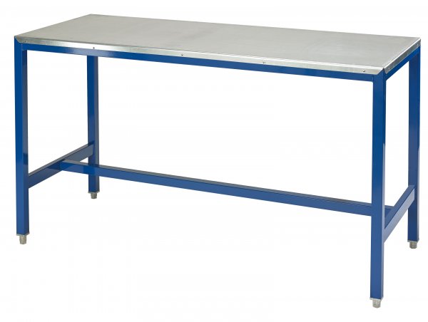 Medium Duty Workbench | Steel Worktop | 840h x 1200w x 900d | 500kg Max Weight per Shelf | Blue | Benchmaster