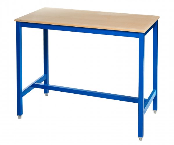 Medium Duty Workbench | MDF Worktop | 840h x 1800w x 900d | 500kg Max Weight per Shelf | Blue | Benchmaster