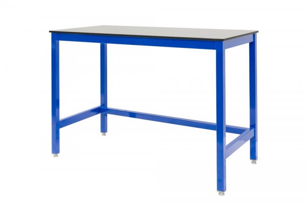 Medium Duty Workbench | Compact Laminate Worktop | 840h x 1200w x 600d | 500kg Max Weight per Shelf | Blue | Benchmaster