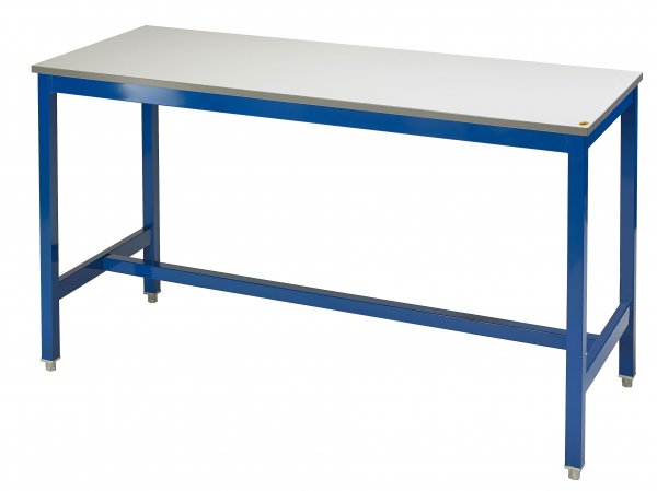 Medium Duty Workbench | ESD Worktop | 840h x 1200w x 600d | 500kg Max Weight per Shelf | Blue | Benchmaster