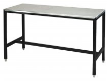 Medium Duty Workbench | Steel Worktop | 840h x 1200w x 750d | 500kg Max Weight per Shelf | Black | Benchmaster