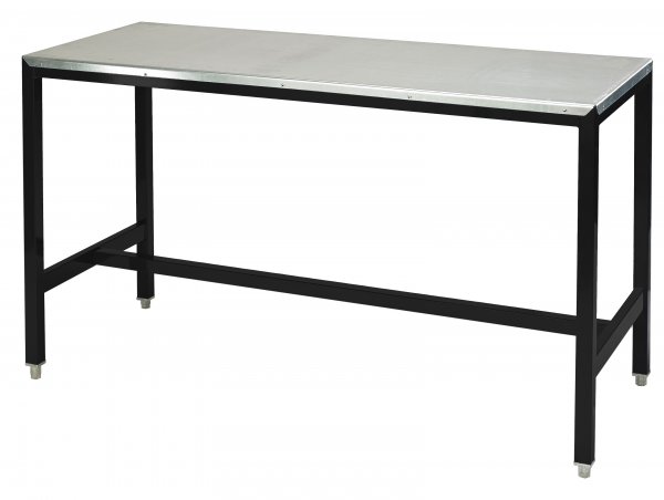 Medium Duty Workbench | Steel Worktop | 840h x 1500w x 750d | 500kg Max Weight per Shelf | Black | Benchmaster