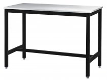 Medium Duty Workbench | Laminate Worktop | 840h x 1200w x 750d | 500kg Max Weight per Shelf | Black | Benchmaster