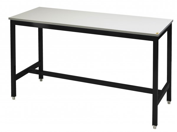 Medium Duty Workbench | ESD Worktop | 840h x 1200w x 600d | 500kg Max Weight per Shelf | Black | Benchmaster