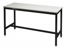 Medium Duty Workbench | ESD Worktop | 840h x 1200w x 750d | 500kg Max Weight per Shelf | Black | Benchmaster