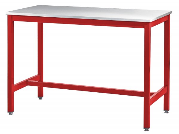 Medium Duty Workbench | Laminate Worktop | 840h x 1500w x 900d | 500kg Max Weight per Shelf | Red | Benchmaster