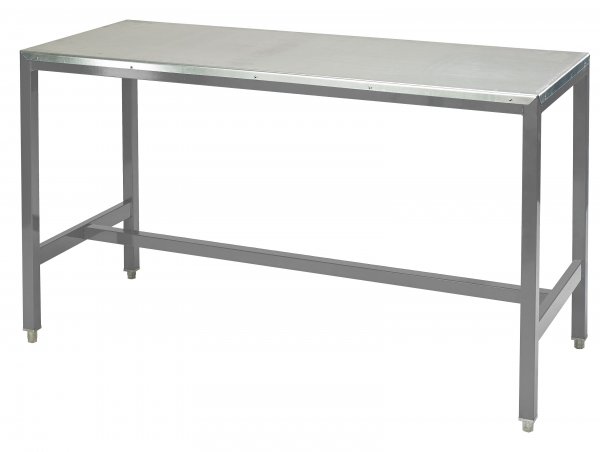 Medium Duty Workbench | Steel Worktop | 840h x 1500w x 750d | 500kg Max Weight per Shelf | Silver | Benchmaster