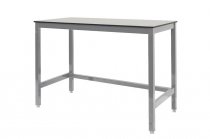 Medium Duty Workbench | Compact Laminate Worktop | 840h x 1200w x 900d | 500kg Max Weight per Shelf | Silver | Benchmaster