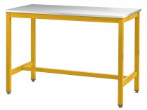 Medium Duty Workbench | Laminate Worktop | 840h x 1500w x 750d | 500kg Max Weight per Shelf | Yellow | Benchmaster