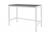 Medium Duty Workbench | Rubber Bonded to Steel Worktop | 840h x 1800w x 900d | 500kg Max Weight per Shelf | White | Benchmaster