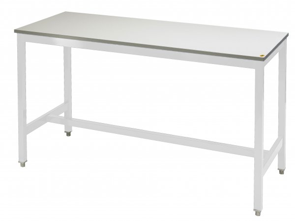 Medium Duty Workbench | ESD Worktop | 840h x 1200w x 900d | 500kg Max Weight per Shelf | White | Benchmaster