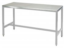 Medium Duty Workbench | Steel Worktop | 840h x 1500w x 750d | 500kg Max Weight per Shelf | Light Grey | Benchmaster