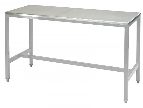 Medium Duty Workbench | Steel Worktop | 840h x 1800w x 750d | 500kg Max Weight per Shelf | Light Grey | Benchmaster