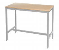 Medium Duty Workbench | MDF Worktop | 840h x 1200w x 750d | 500kg Max Weight per Shelf | Light Grey | Benchmaster