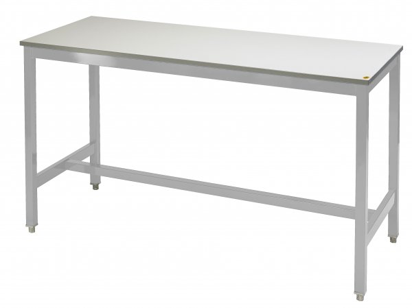 Medium Duty Workbench | ESD Worktop | 840h x 1200w x 750d | 500kg Max Weight per Shelf | Light Grey | Benchmaster