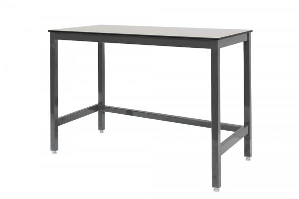 Medium Duty Workbench | Compact Laminate Worktop | 840h x 1500w x 750d | 500kg Max Weight per Shelf | Dark Grey | Benchmaster