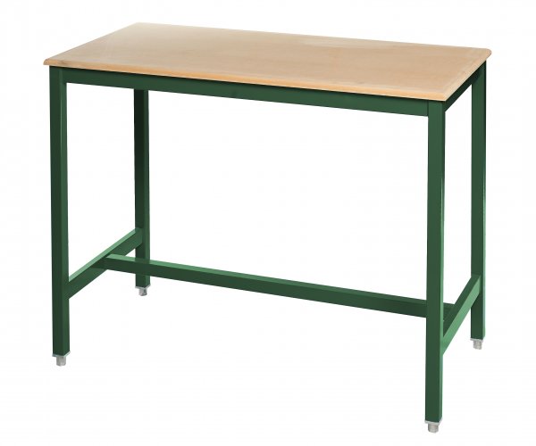 Medium Duty Workbench | MDF Worktop | 840h x 1200w x 750d | 500kg Max Weight per Shelf | Green | Benchmaster