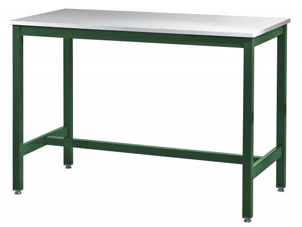 Medium Duty Workbench | Laminate Worktop | 840h x 1200w x 900d | 500kg Max Weight per Shelf | Green | Benchmaster