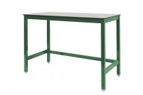 Medium Duty Workbench | Compact Laminate Worktop | 840h x 1200w x 750d | 500kg Max Weight per Shelf | Green | Benchmaster