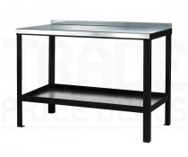 Heavy Duty Workbench | Steel Worktop | 840h x 1200w x 900d mm | 1000kg Max Weight per Shelf | Black | Benchmaster