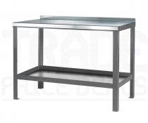 Heavy Duty Workbench | Steel Worktop | 840h x 1200w x 900d mm | 1000kg Max Weight per Shelf | Silver | Benchmaster