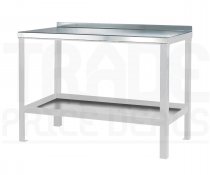 Heavy Duty Workbench | Steel Worktop | 840h x 1500w x 600d mm | 1000kg Max Weight per Shelf | White | Benchmaster