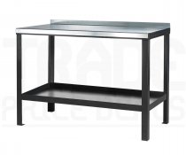 Heavy Duty Workbench | Steel Worktop | 840h x 1500w x 750d mm | 1000kg Max Weight per Shelf | Dark Grey | Benchmaster