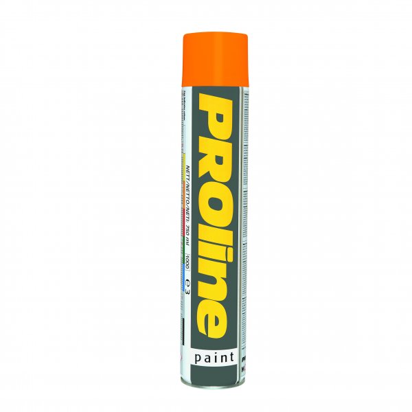 PROline Line Marking Paint | 750ml Aerosol | Orange