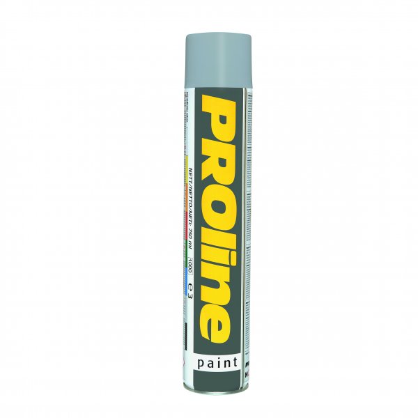 PROline Line Marking Paint | 750ml Aerosol | Grey