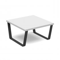 Coffee Table | 600 x 600mm | 400mm High | White | Black Frame | Encore²