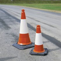 TRAFFIC-LINE Traffic Cone | 750h mm| TC1 Model | 2 Piece Cone With Recycled Base