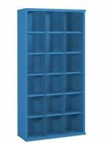 Steel Bin Cabinet | 18 Bins | Bin Dimensions 268 x 296 x 305mm | Grey | 1820 x 942 x 377mm | Redditek