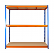 Ultra Heavy Duty Storage Racking | 1800h x 1800w x 450d mm | 350kg Max Weight per Shelf | 3 Levels