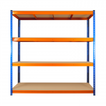 Ultra Heavy Duty Storage Racking | 1800h x 1800w x 450d mm | 350kg Max Weight per Shelf | 4 Levels