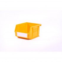 Linbins Standard Storage Bins | Pack of 20 | Size 2 | 75h x 105w x 135d mm | Yellow