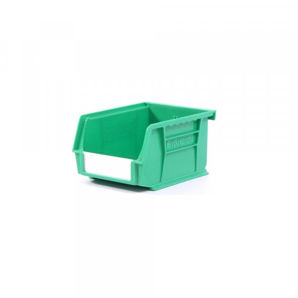 Linbins Standard Storage Bins | Pack of 20 | Size 2 | 75h x 105w x 135d mm | Green