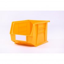 Linbins Standard Storage Bins | Pack of 10 | Size 6 | 180h x 210w x 280d mm | Yellow