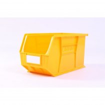 Linbins Standard Storage Bins | Pack of 5 | Size 9 | 230h x 210w x 455d mm | Yellow
