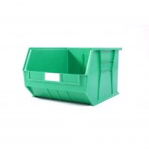 Linbins Standard Storage Bins | Pack of 3 | Size 10 | 295h x 420w x 455d mm | Green